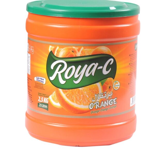 Roya-C Orange Instant Drink 2.5kg x 6