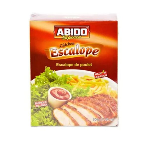 Abido Chicken Escalope Breadcrumbs 500g X 10