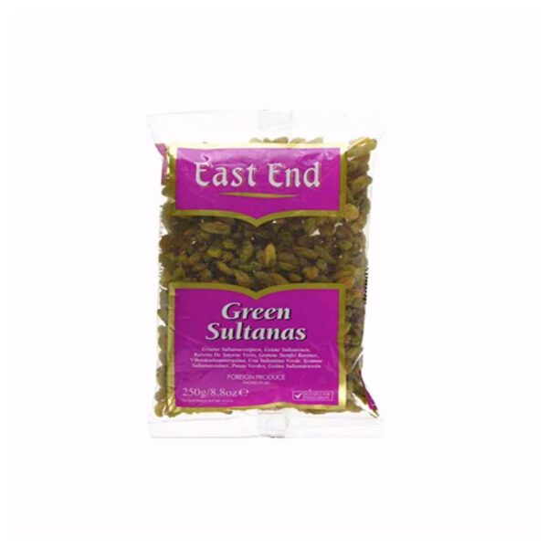 East End Green Sultanas 250g x 20