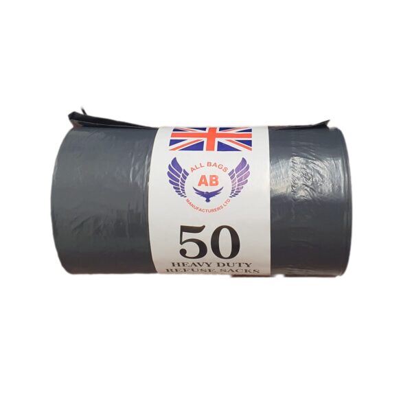 أكياس سوداء شديدة التحمل - لفة من 50 كيسًا - × 10