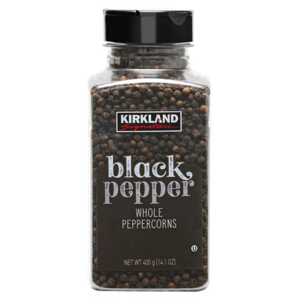 Kirkland Whole Black Pepper 400g