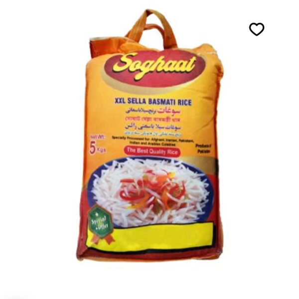 Soghaat XXL Sella Basmati Rice 5kg X 4