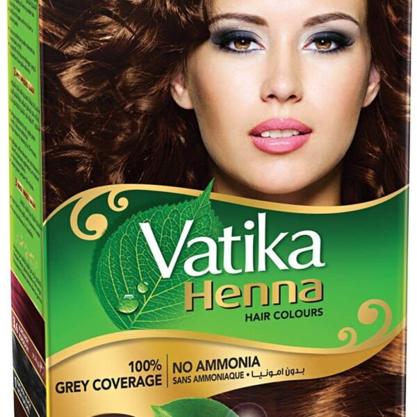 Vatika Henna Dark Brown Colour 10g X 12 X 6