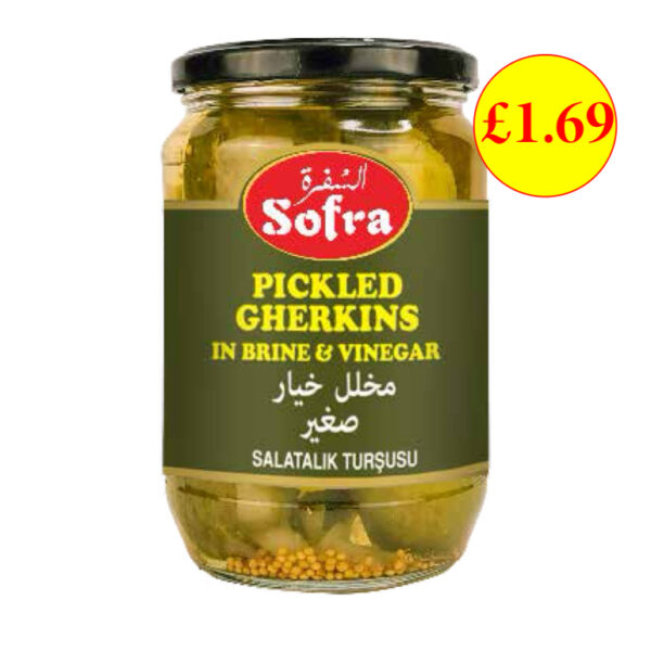 Sofra Pickled Gherkins 6 x 690g