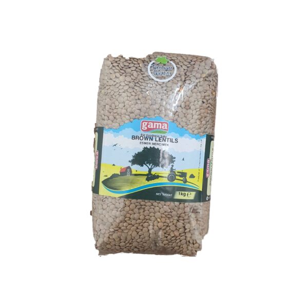 Gama Brown Lentils 1kg X 6
