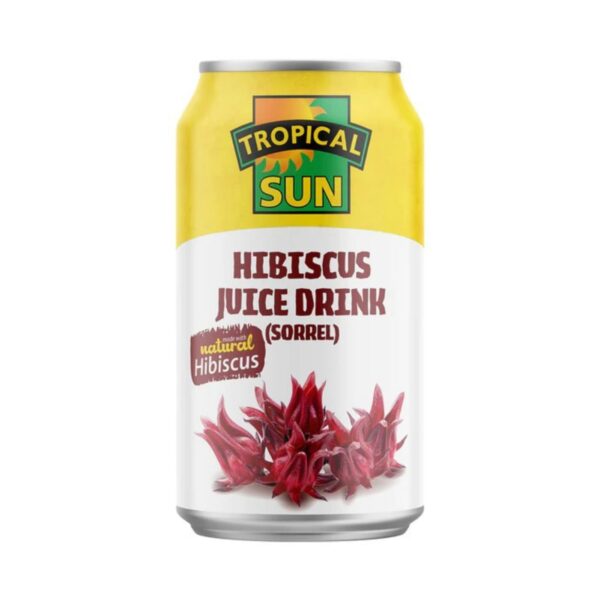 Trobical Sun Hibiscus Juice Drink 330ml X 12