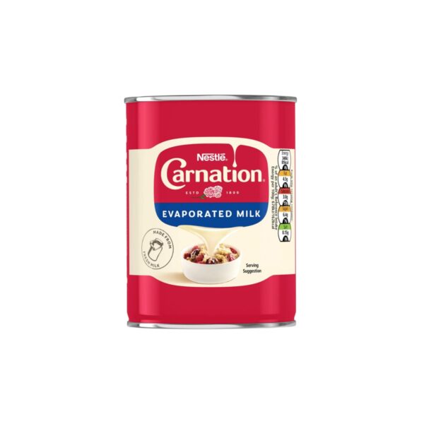 Nestle Carnation Evaporated Milk 410g X 12