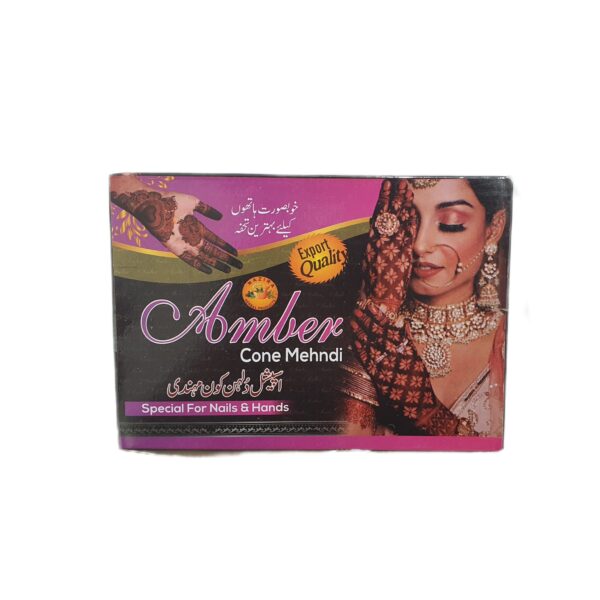 Amber Cone Mehndi Black 1 X 12pc