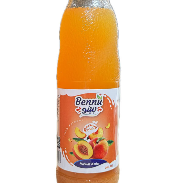Bennu Peach Glass Juice 350ml x 24