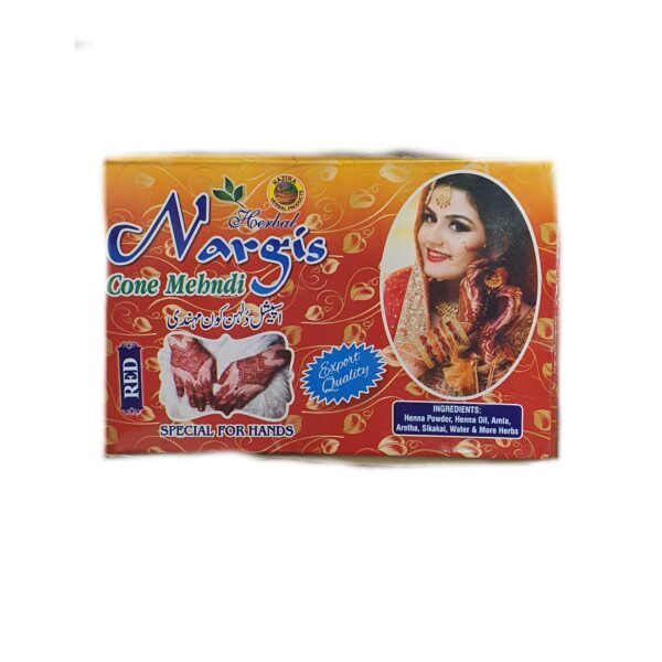 Nargis Cone Mehndi Red 1 X 12 pc