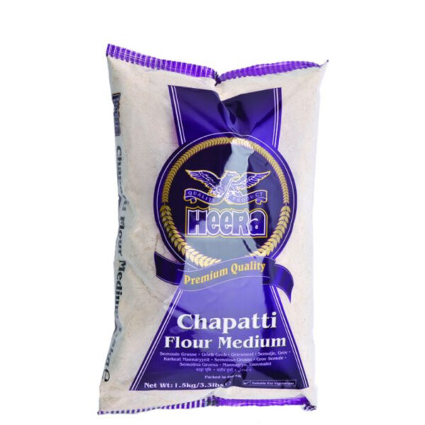 Heera Medium Chapatti Flour 1.5kg x 6