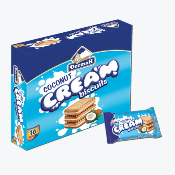 Deemah Cream Biscuit coconut 27g x 16 x 12